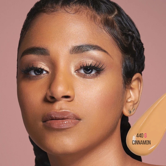 Huda Beauty #FauxFilter Luminous Matte Foundation- 440G Cinnamon - warmer tan - Picture 3 of 6